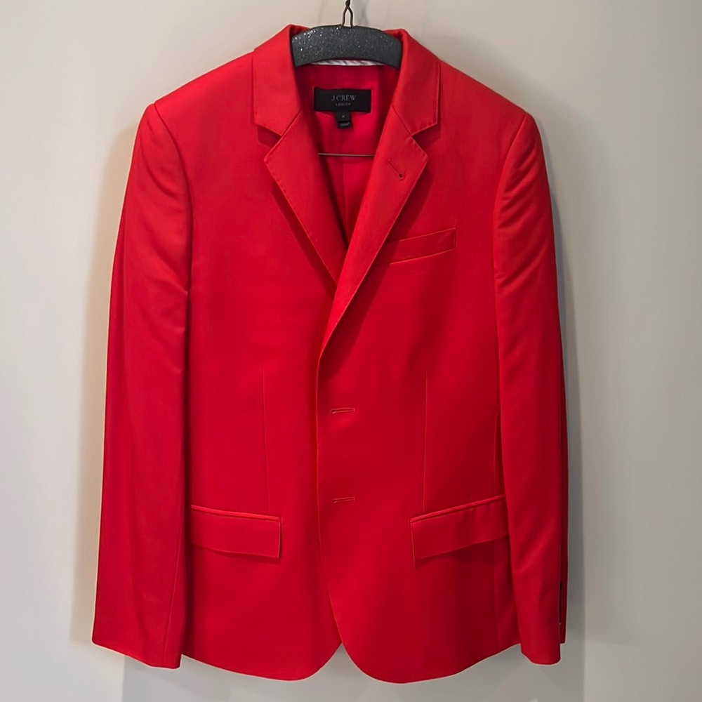 JCrew Ludlow Blazer in Red